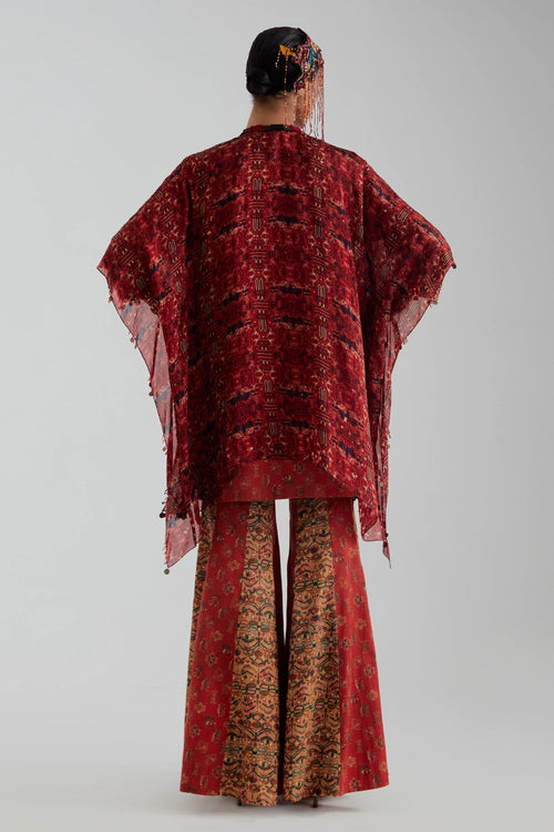 Sindoor Veni Jacket Set