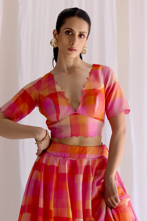 Gulmeher Pachranga Lehenga Set