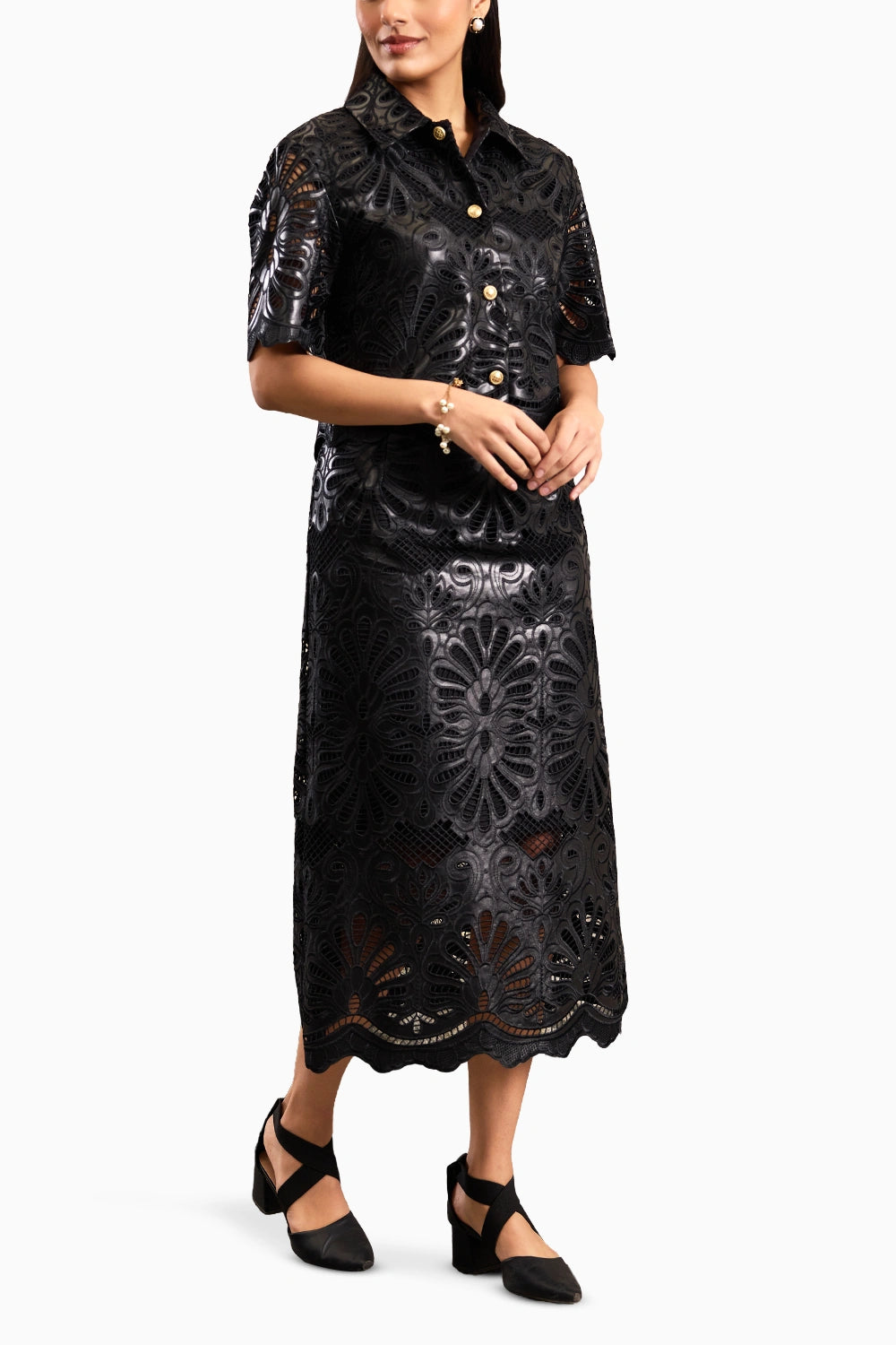 Luxe Leather Co-ord Set