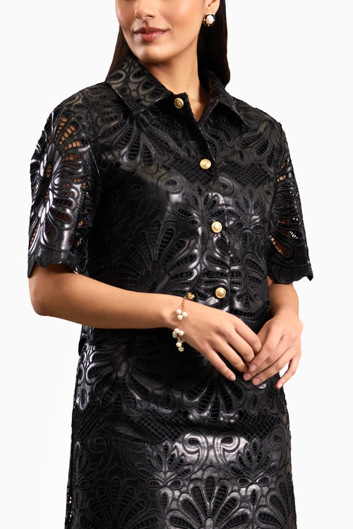 Luxe Leather Co-ord Set