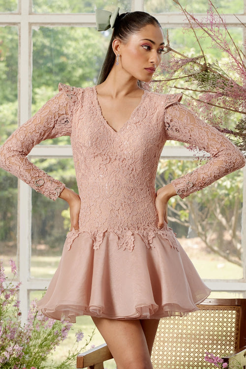 Portia Blush Doll Dress