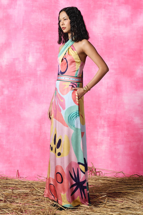 Gardenia Halter Neck Dress