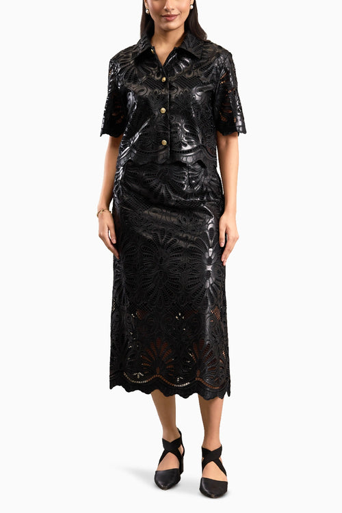 Luxe Leather Co-ord Set