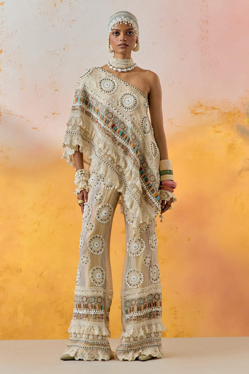 Mogra Mural Rasa One Shoulder Top