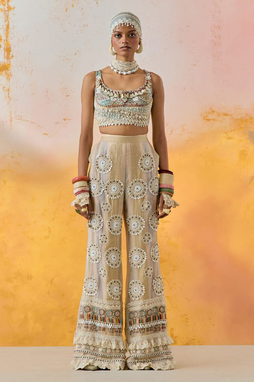 Multi Mural Kalpa Blouse Set