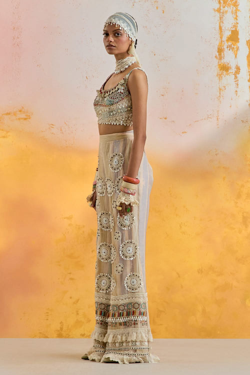 Multi Mural Kalpa Blouse Set