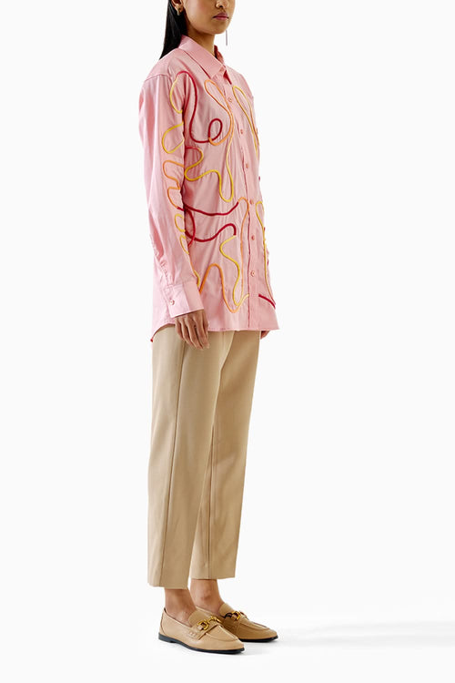 Echo Cotton Abstract Shirt