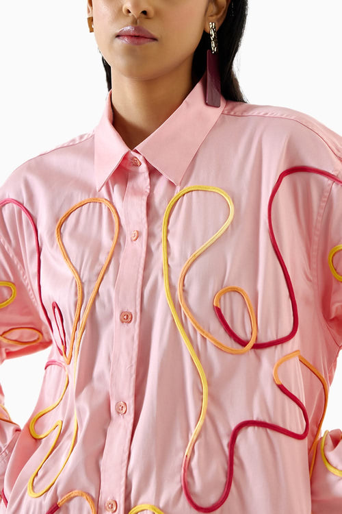 Echo Cotton Abstract Shirt