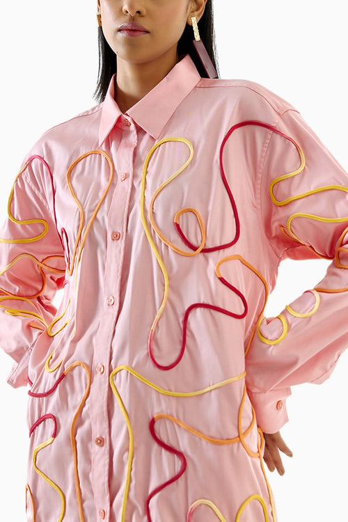 Echo Cotton Abstract Shirt