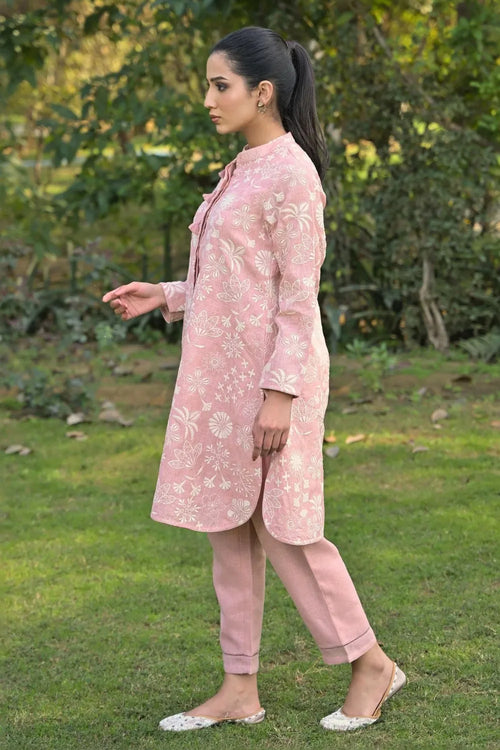 Pink Linen Co-ord