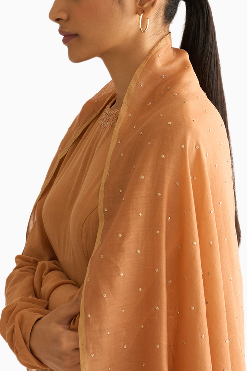 Amrita Rust Ghoomar Anarkali Set
