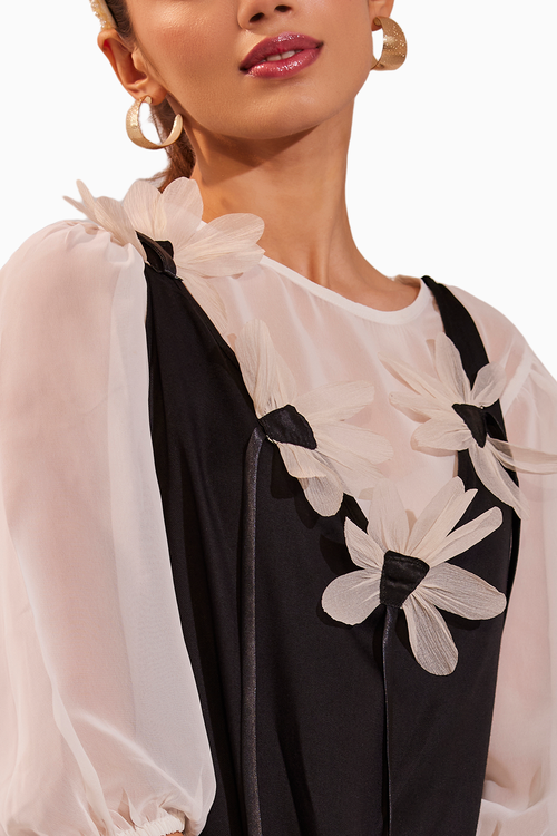 Destiny Black and White Dress