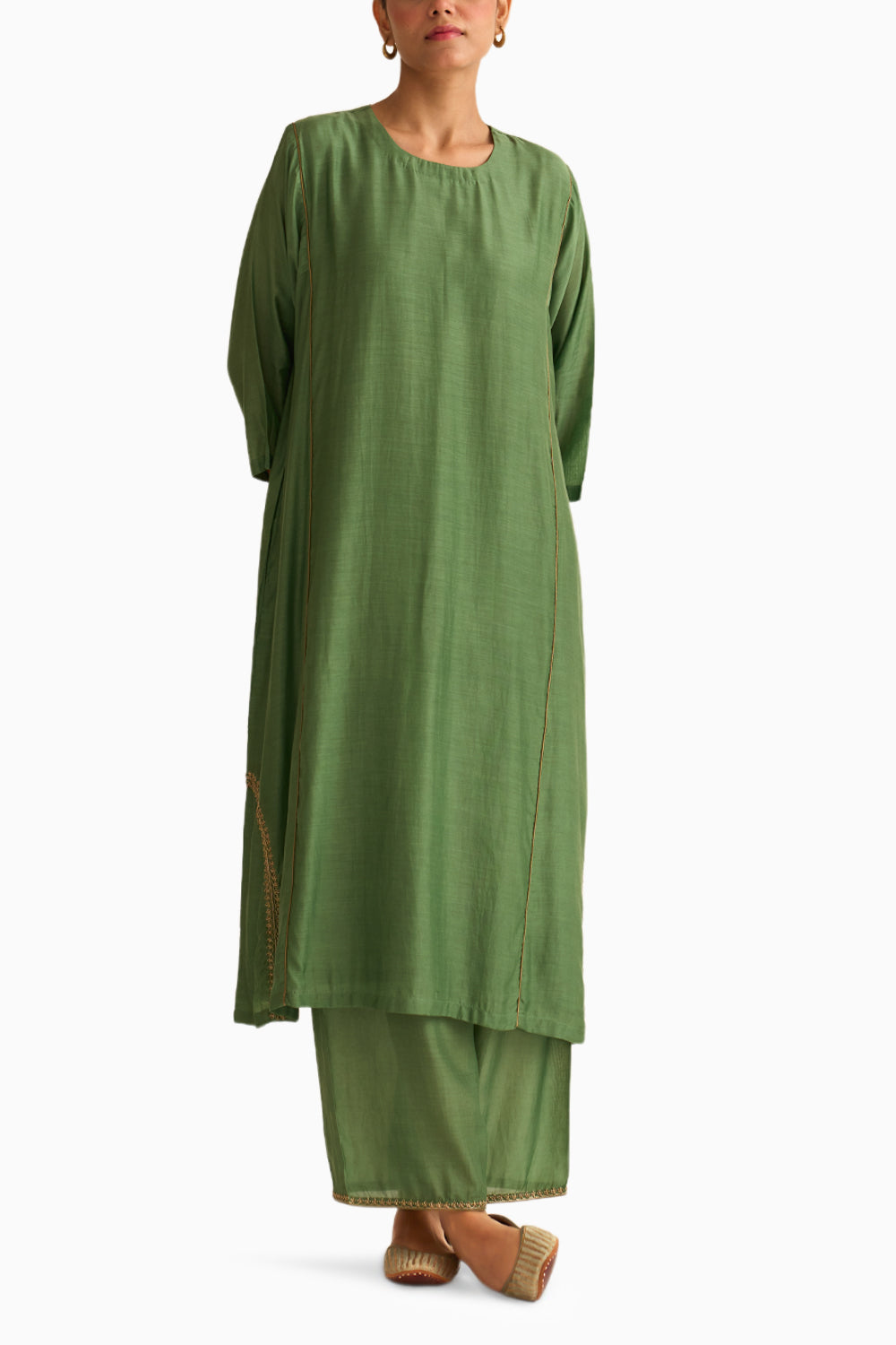 Mridini Sage Green Kurta Set