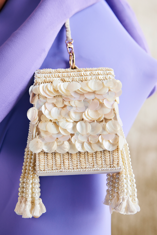 On The Seashore Ivory Bag