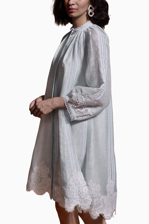 Linen Mint Midi Dress