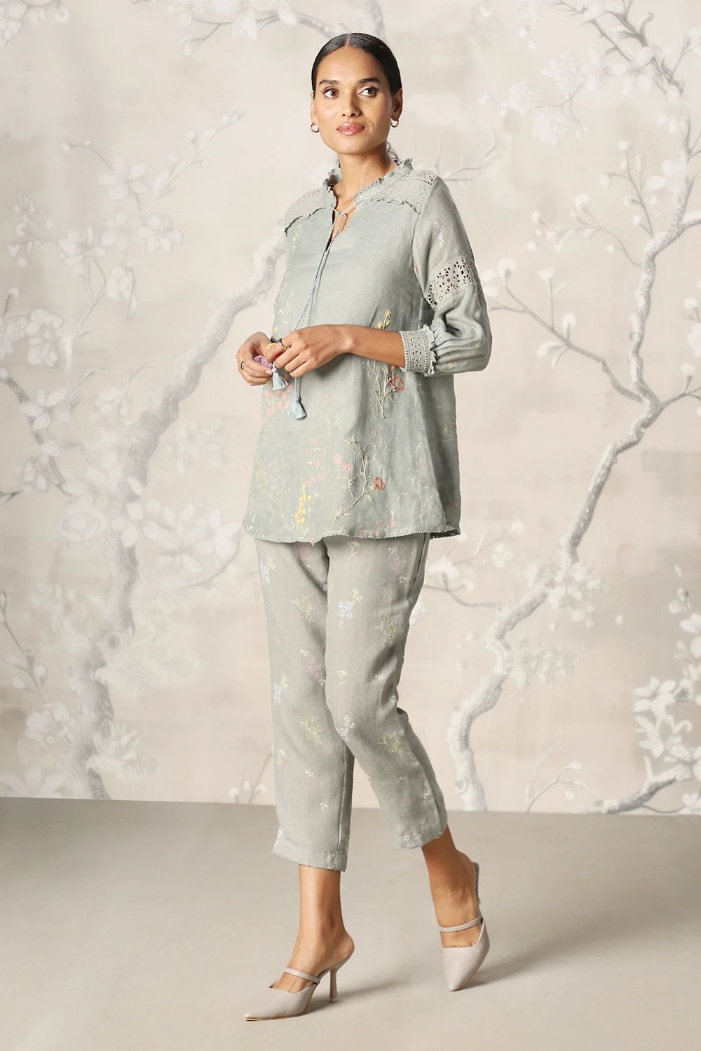 Walk in the Clouds Karma Jade Top and Pant