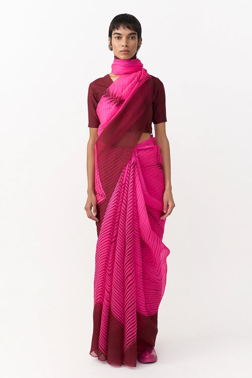Tera Red Rani Saree
