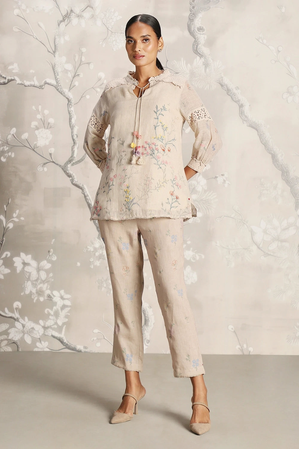 Walk in the Clouds Karma Sand Top and Pant
