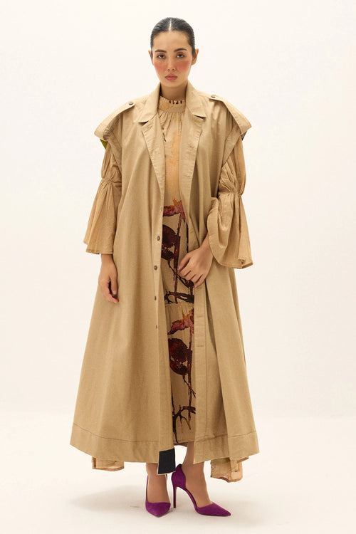 Chestnut Trench Coat