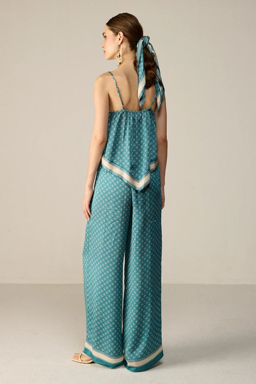 Teal Yuna Top Co-ord Set