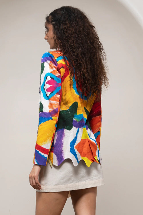 Ruel Wavy Blazer Set