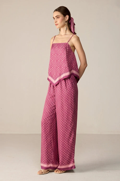 Maroon Yuna Top Co-ord Set