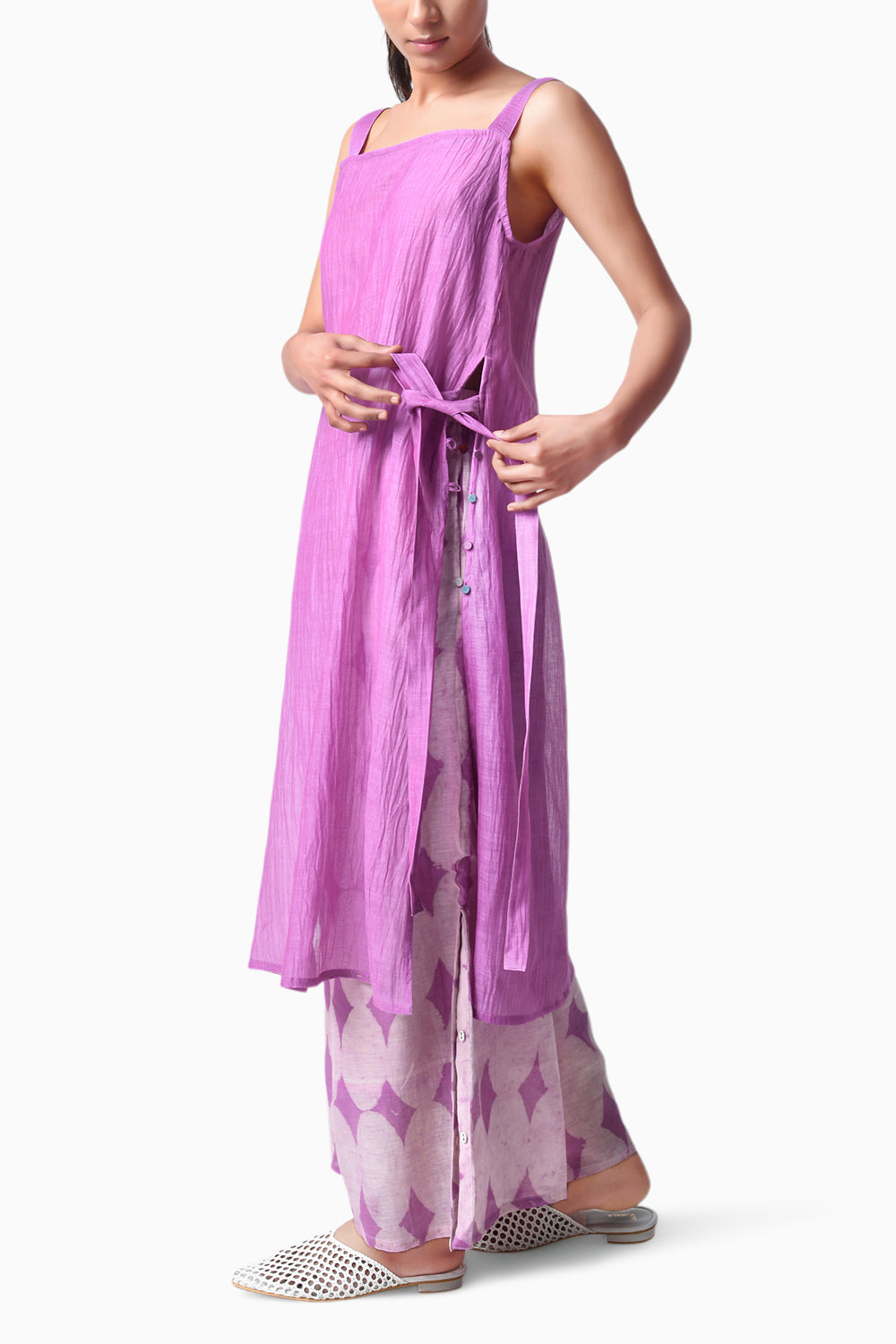 Strap Tunic Plum Co-Ord