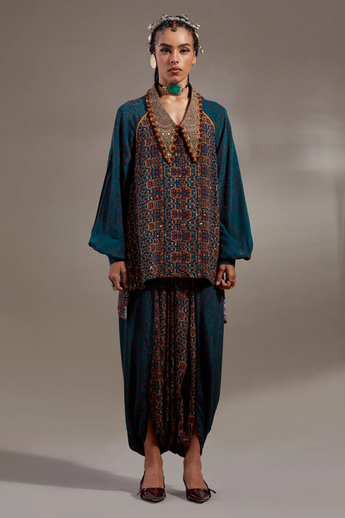 Hara Anka Atri Straight Shirt With Drape Trousers