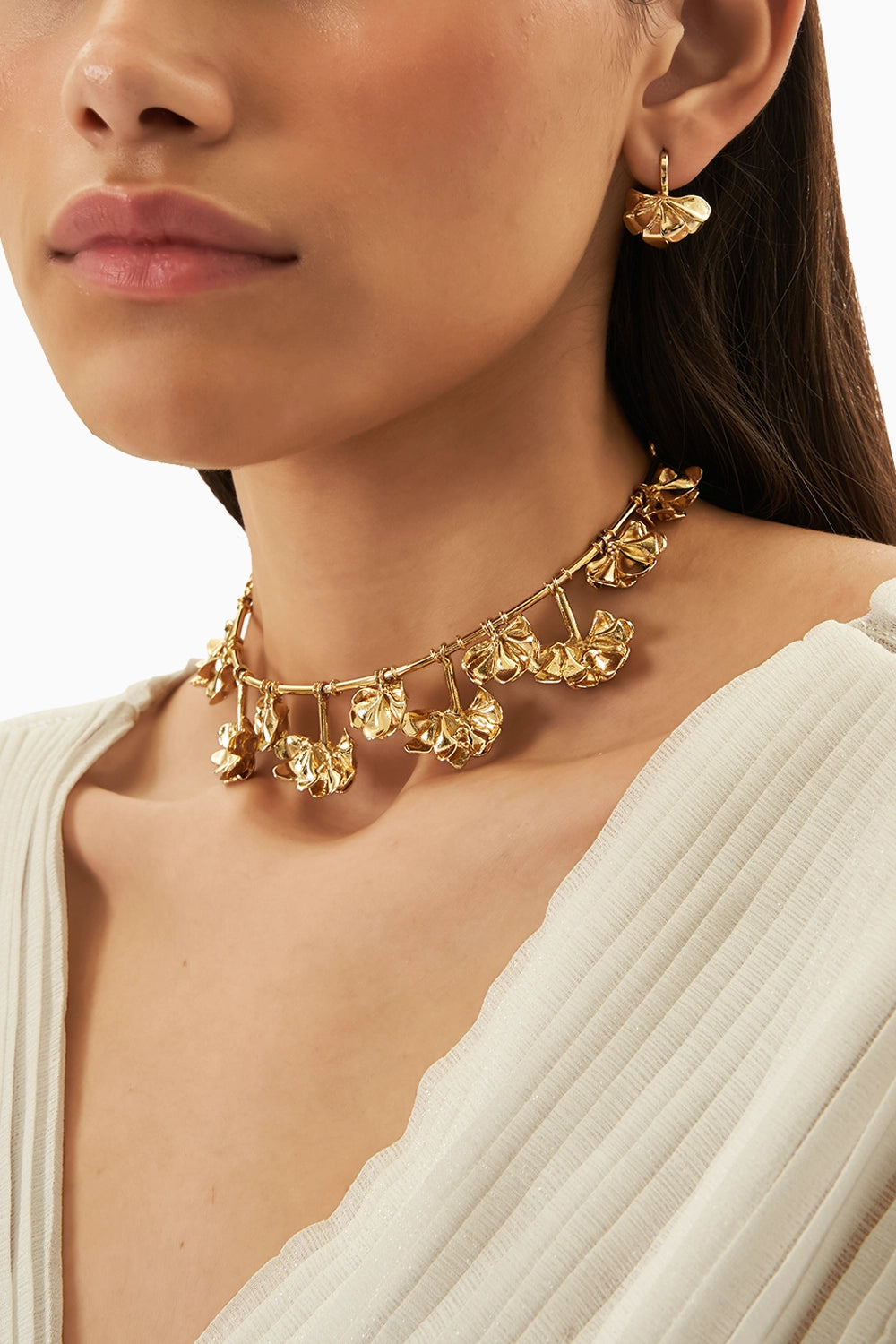 Mogra Hasli Necklace