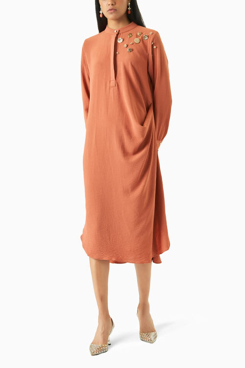 Celestial Rust Dress
