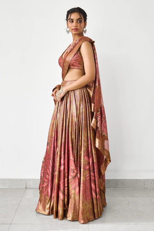 Carnival Sprinkle Lehenga Set with Sequins Dupatta