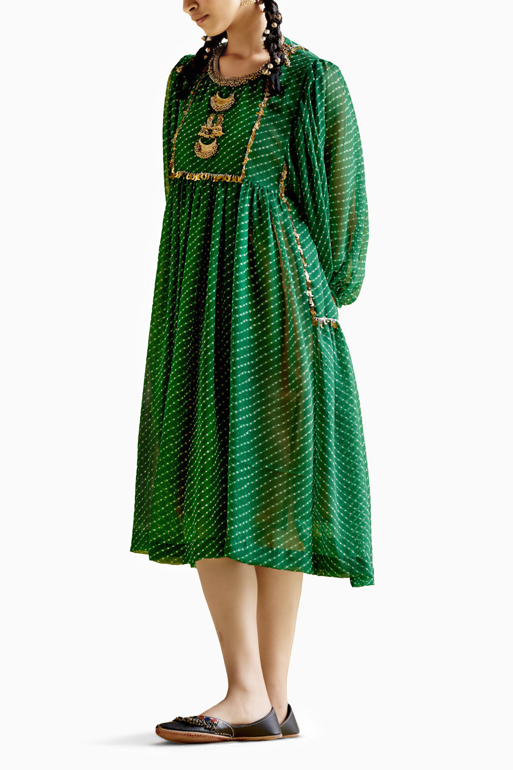 Cronus Green Dress