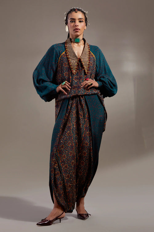 Hara Anka Atri Straight Shirt With Drape Trousers