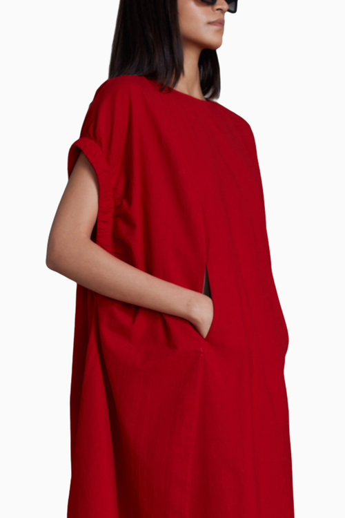 Red Pocket Dress
