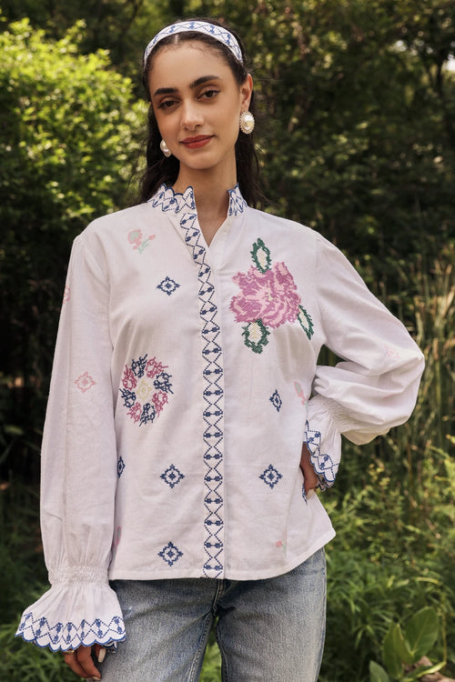 The French Riviera Blouse
