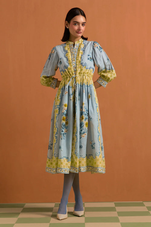 Sky Blue Verdant String Dress