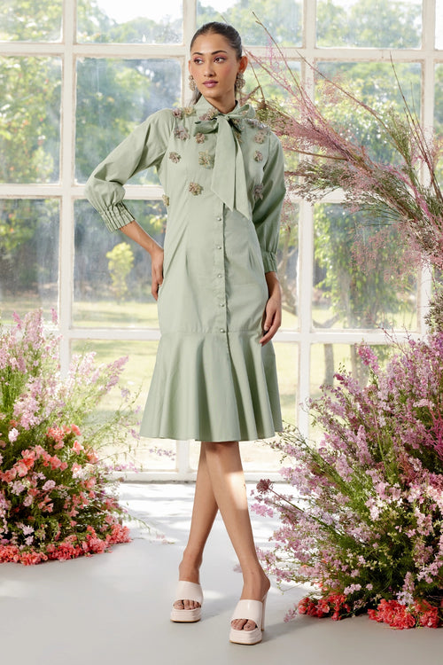 Kate Green Midi Dress