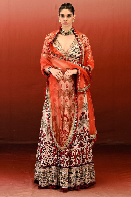 Paisley Tammana Lehenga Set