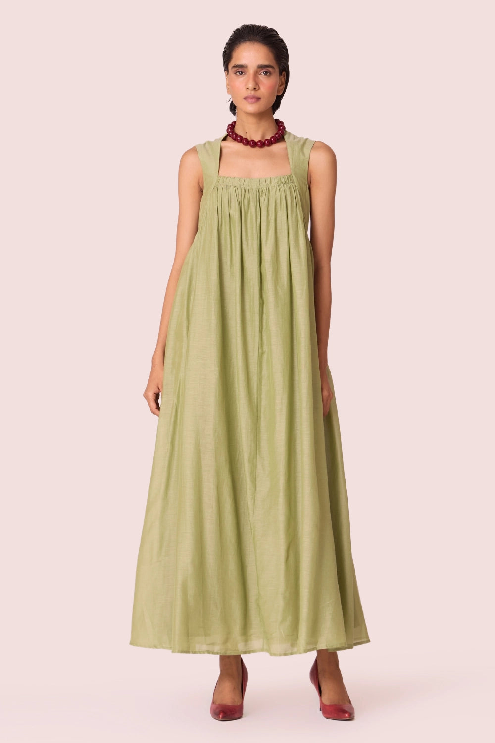 Themis Green Maxi Dress