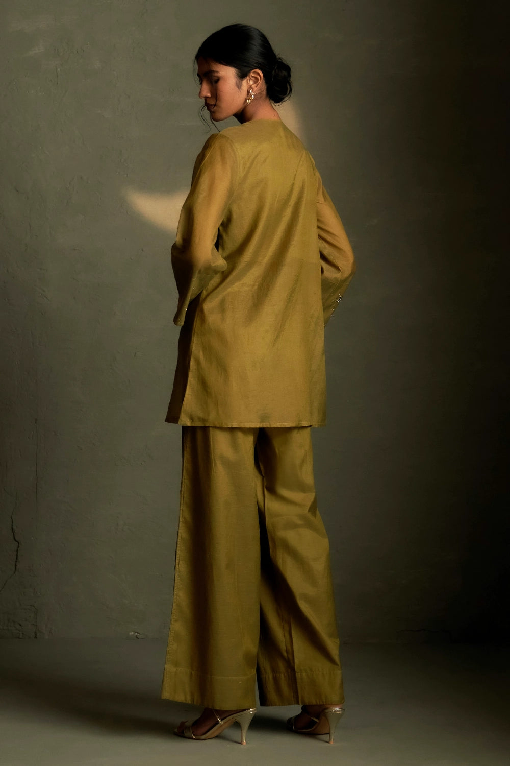 Olive Dusk Chaand Sitara Set