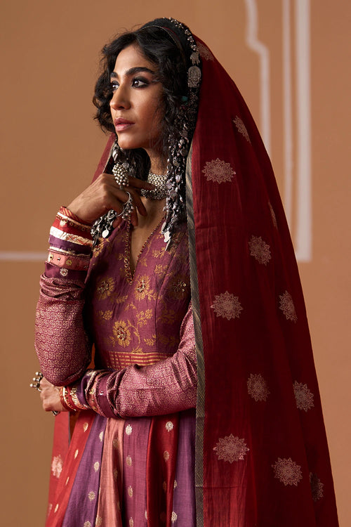 Sadaf Kurta with Tania Churidar and Afzi Dupatta