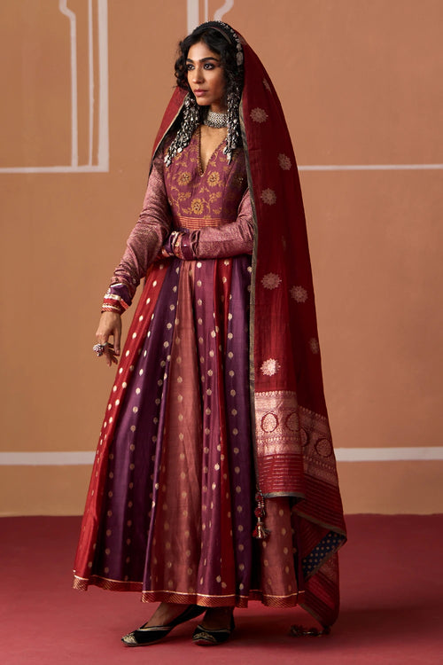Sadaf Kurta with Tania Churidar and Afzi Dupatta