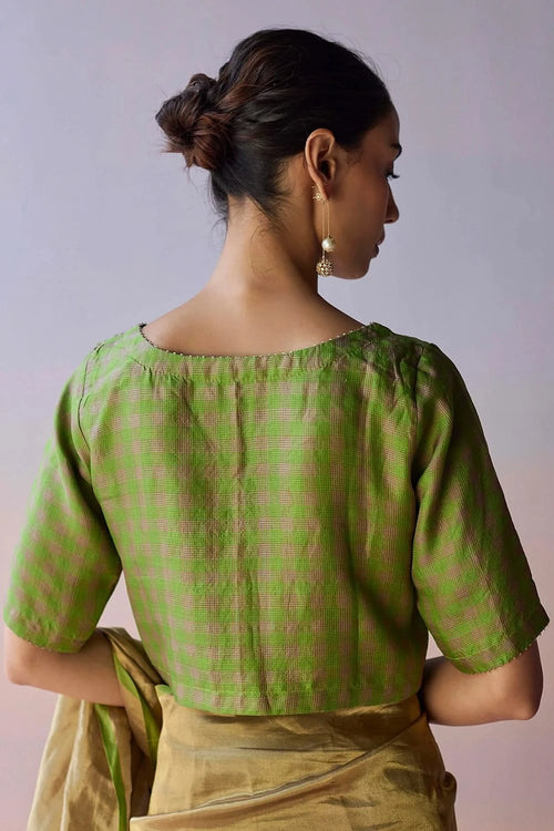 LightWoven Green Blouse