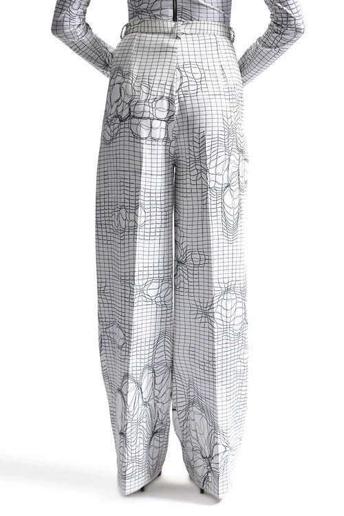 Entangled Mesh Tailored Trousers
