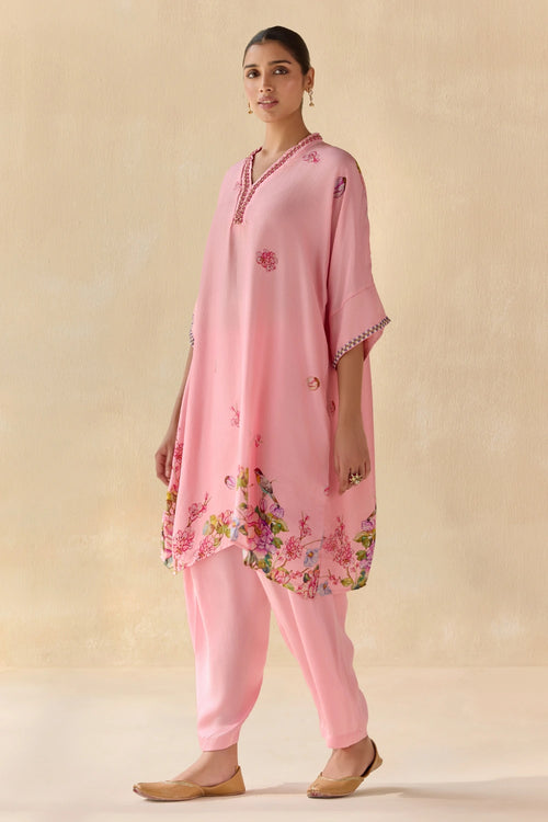 Saumya Peach Kurta Set