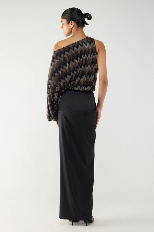 Comet One-Shoulder Set