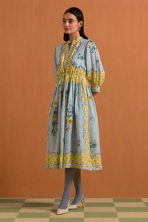 Sky Blue Verdant String Dress