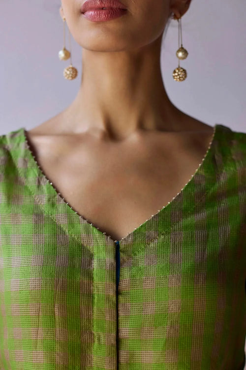 LightWoven Green Blouse