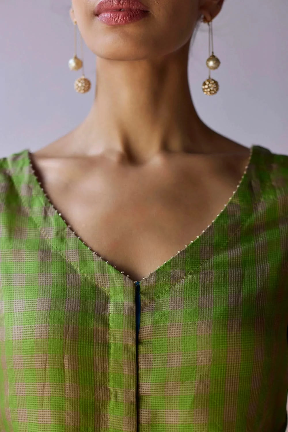 LightWoven Green Blouse