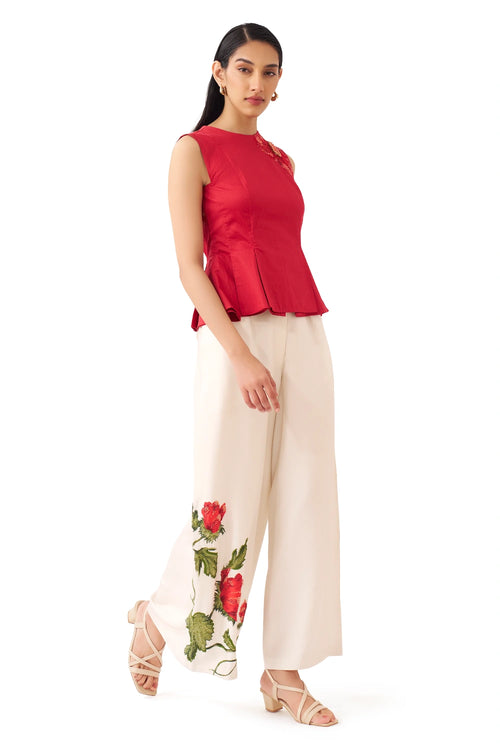 Silk Poppy Co-ord Set